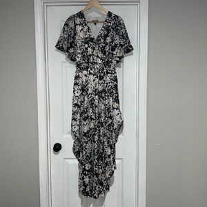 Express Floral Maxi with high sides